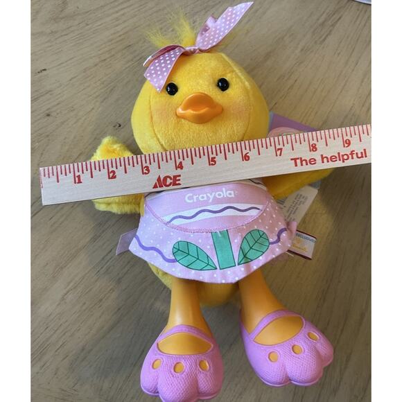 Vintage 90s Hallmark Crayola Daffadilly Duck Stuffed Animal Plush Mint 1990 NWT - Picture 13 of 13